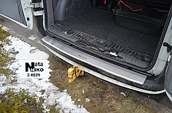 Накладка на бампер с загибом Renault Kangoo II (2007-2021)