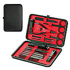 Манікюрний набір 18 предметів + Подарунок Набір вушних паличок / Багатофункціональний набір для манікюру, фото 2