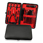 Манікюрний набір 18 предметів + Подарунок Набір вушних паличок / Багатофункціональний набір для манікюру, фото 3