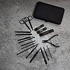 Професійний манікюрний набір 18 предметів / Багатофункціональний набір для манікюру у футлярі, фото 3