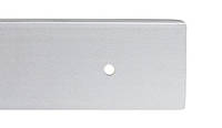 Торцевая планка (Заглушка столешницы) левая 38мм Р=1 серебро