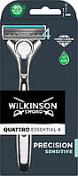 Станок для бритья Wilkinson Quattro Essential4 (станок+кассета)