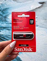 USB Flash 32GB SanDisk Cruzer Glide USB2.0 Black/Red