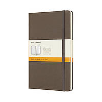 Записник Moleskine Classic 13 х 21 см / Лінійка Коричневий