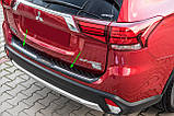 Захисна закладка Toptun на задній бампер для Mitsubishi Outlander III (GF) 2015-2022 (з парктроніками), фото 5