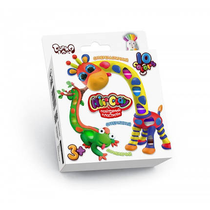 Пластилін Danko Toys ДТ-ТЛ-02107 10 кольорів ID 4231701, фото 1