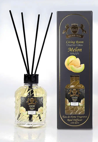 Аромадифузор для дому Диня Golden Silva Reed Diffuser, 150 ml, фото 1