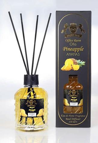 Аромодифузор для дому Ананас Golden Silva Reed Diffuser, 150 ml, фото 1