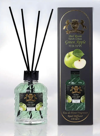 Аромадифузор для дому Яблуко Golden Silva Reed Diffuser, 150 ml, фото 1