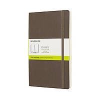 Записник Moleskine Classic 13 х 21 см / Нелінований Коричневий М’який
