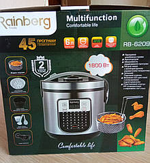 Мультиварка Rainberg RB-6209 45 програм, antiпригарним покриттям 6L 1800W