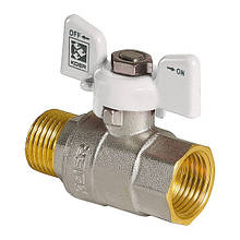 Кран кульковий KOER 1/2" ГШБ (KR.218.W) білий (KR0182)