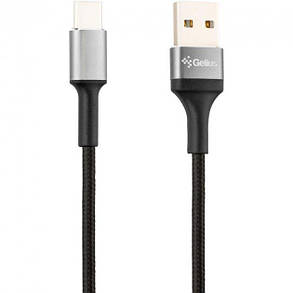 USB кабель Gelius Pro Short Cable Type-C 2.4 А 0.2 м GP-UC107 Black, фото 4