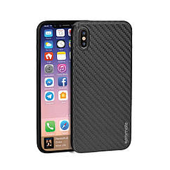 Чохол для iPhone Promate Carbon-X Black (Уцінка) (ch_carbon-x.black)