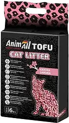 Наповнювач туалетів для кішок AnimAll Tofu аромат сакури 2.6 кг (6 л)
