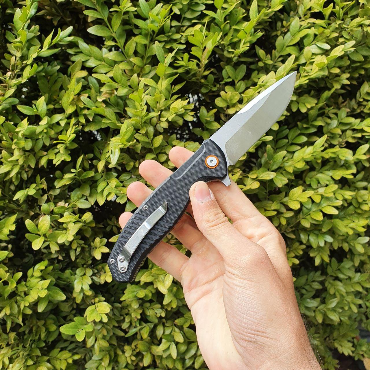 Ніж складаний 21 см / Кишеньковий ножик на кожен день / Міцний гострий ніж JJ47, GP19, фото 1