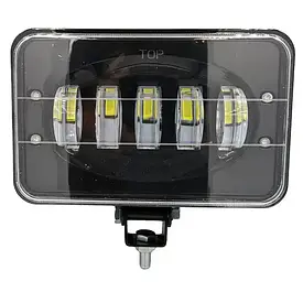 LED фара 50W 5x10W чітка світло-тіньова межа 4000 LM 12-24V, 6000K