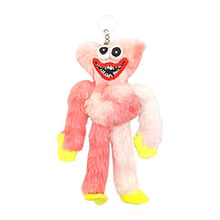 М'яка іграшка монстр Хагі Вагі — Huggy Wuggy PJ-030 брелок 23 см Червоний Білий-розовий
