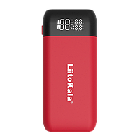 Power Bank Case Liitokala Lii-MP2 Red, 2x18650-21700, USB-C QC+PD, LCD, Box