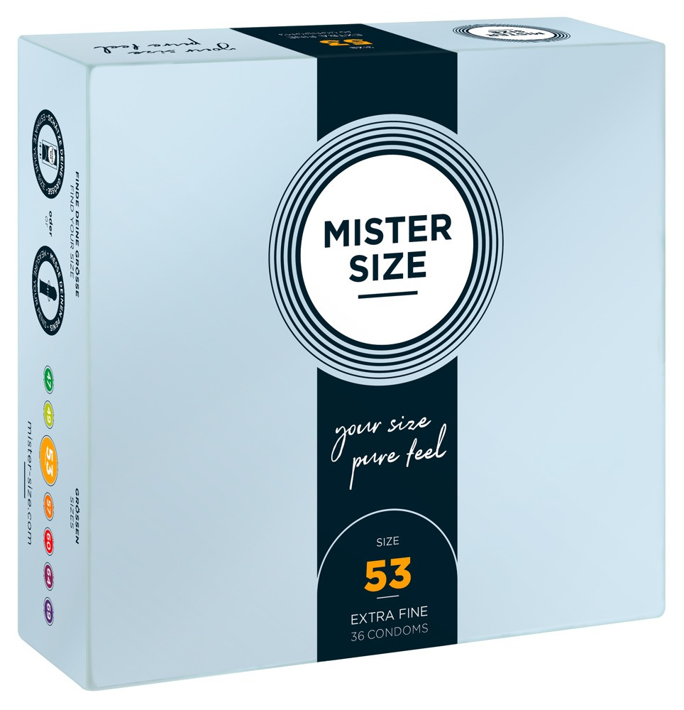 Презервативи MISTER SIZE (53 мм) 36 шт | Puls69