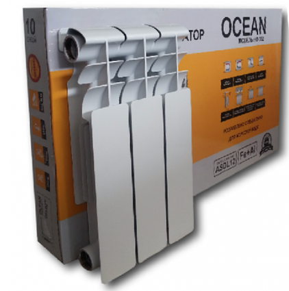 Радіатор Біметалічний OCEAN 350x80 (Туреччина)