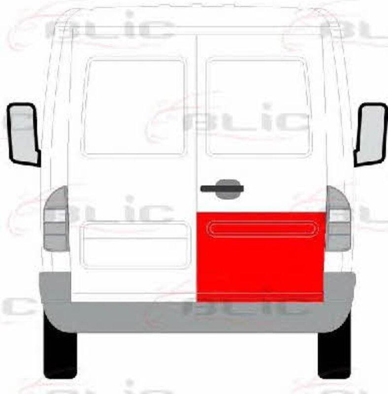 Ремвставка двери задн Прав (обшивка, нижня частина, 1/3 вис) Mercedes SPRINTER; VW LT 01.95-07