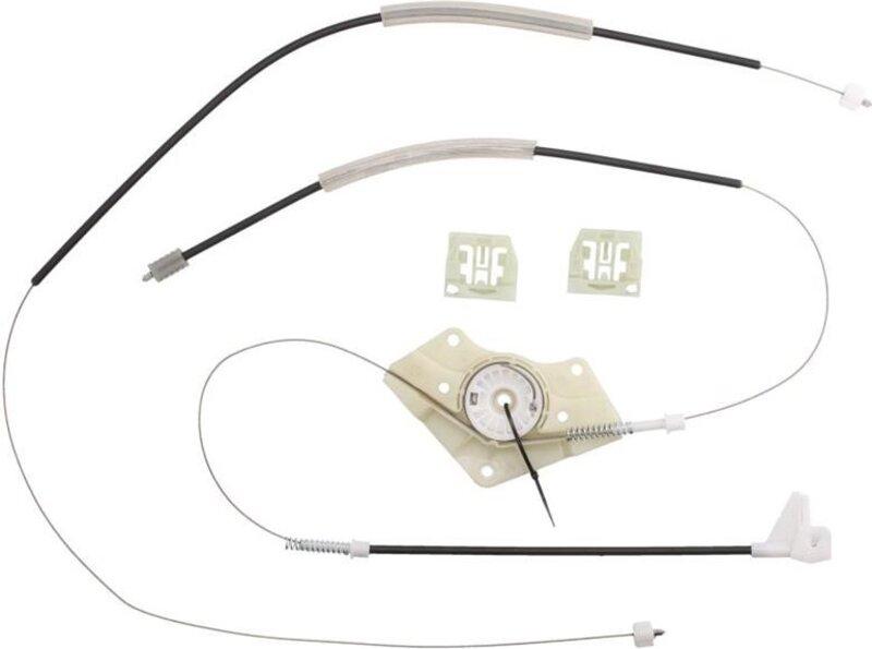 Ремкомплект стеклоподьемника перед Лів (комплект, електричн) SKODA OCTAVIA I 09.96-12.10 Елементи скл