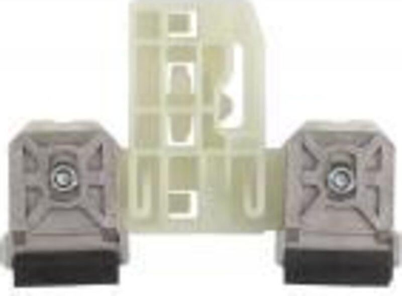 Ремкомплект стеклоподьемника перед Лів (1 направляюча) SKODA FABIA II 12.06-12.14 Елементи склопідійм