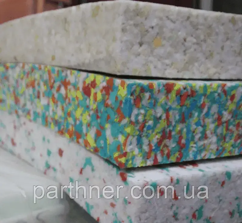 Поролон меблевий вторинного спінювання ВВ 50  (20мм*1.4м*2.0м), фото 1