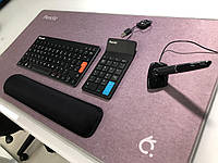 Защитный коврик для компьютерного стола Penclic DeskPad M4 XXL (725 x 400 x 4 мм) Серо-Сиреневый