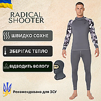 Термобілизна для чоловіків з флісу Radical Shooter , комплект чоловічого термобілизни для военних ,залюбки
