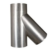 Трійник Ф120 45° AiSi321  ⁇ 1,0 мм