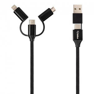 USB кабель Gelius Pro Unimog 5in1 2А 1 м GP-UC510 Black, фото 1