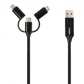 USB кабель Gelius Pro Unimog 5in1 2А 1 м GP-UC510 Black, фото 4