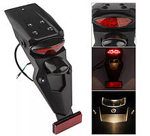 Стоп-сигнал (вмонтований у крило) універсальний з підсвічуванням маленького номерного знака