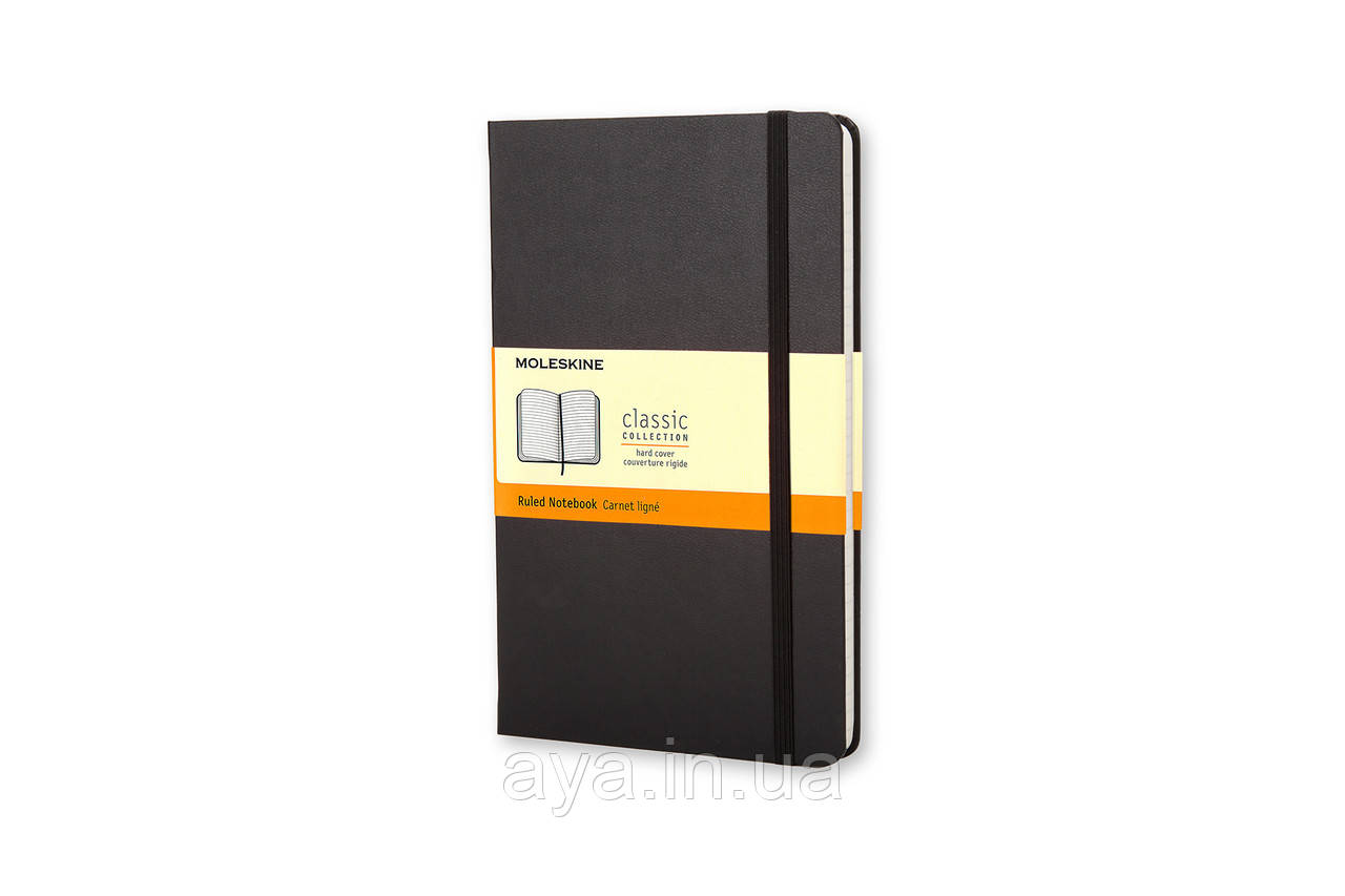 Записник Moleskine Classic 9 х 14 см / Лінійка Чорний