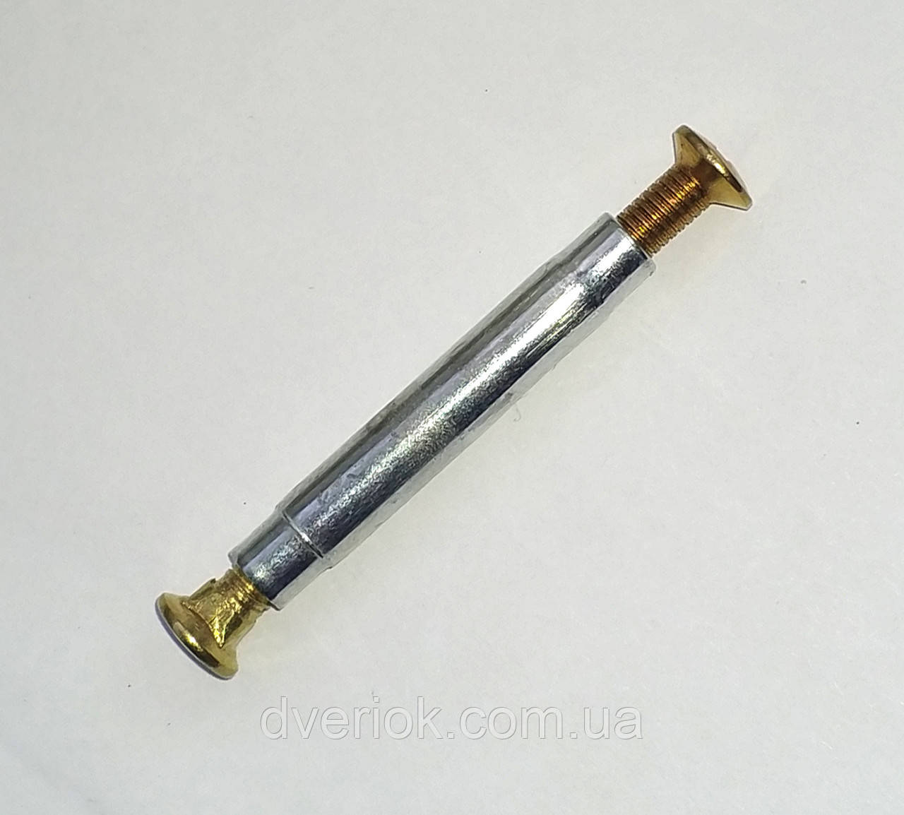 Стяжний болт для дверної ручки 5.5 мм (для дверей 30-50мм) Золото