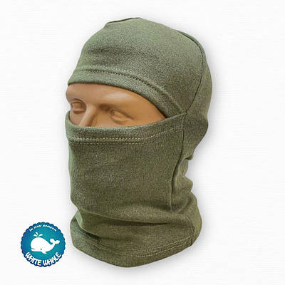 Балаклава на флісі олива/маска/підшоломник/Шапка-маска