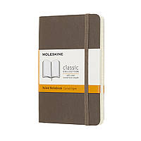 Записник Moleskine Classic 9 х 14 см / Лінійка Коричневий М’який