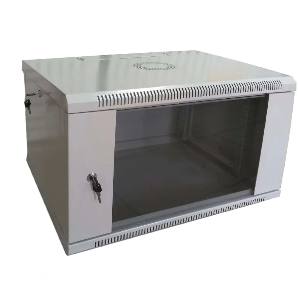 WMNC-35-6U-FLAT Шафа 6U 600x350 мм Hypernet настінна розбірна, фото 1