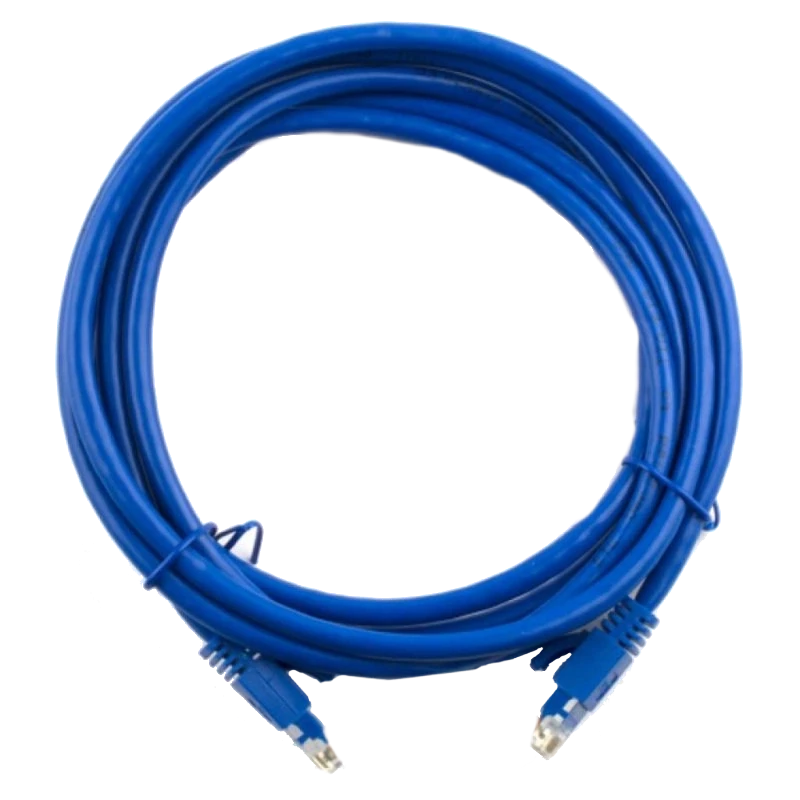 Патч-корд RITAR литий, UTP, RJ45, Cat.5e, 1m, синій, Cu (мідь)(PCR-CU/1Be)