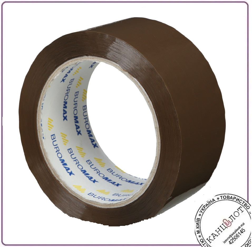 Скотч пакувальний, 48 мм x 45 м, прозора, по 6 шт. (BM.7025-01)