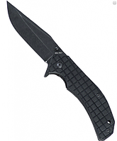 Ніж складний Mil-Tec Hand Knife G10 Stone Washed Black 15301202