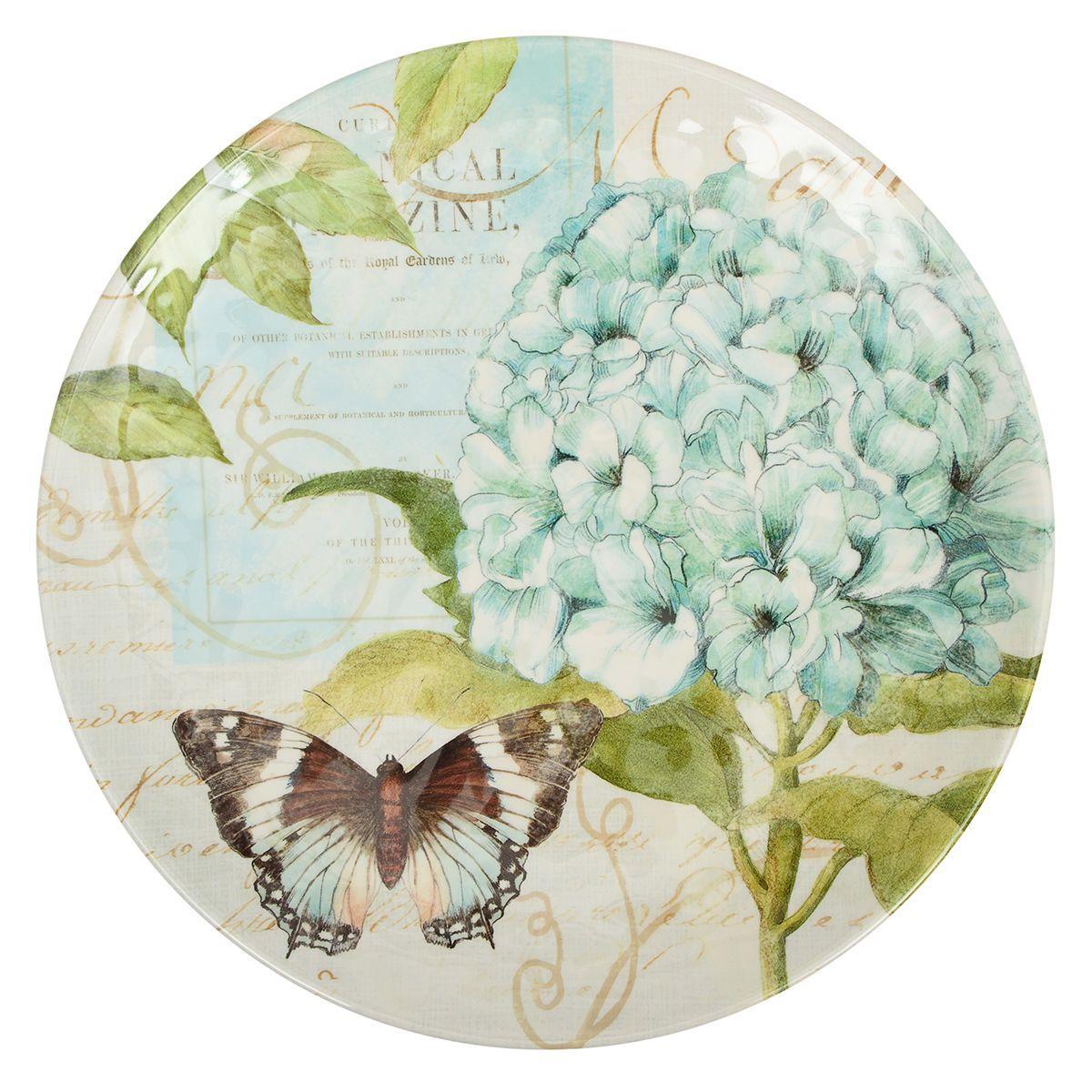 Блюдо кругле з меламіну Certified International Hydrangea Garden 36 см 27368