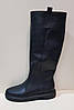 STTOPA демі зима. Висота 42 см. Розміри 40-45. Чоботи великих розмірів шкіряні. 334-4045 Чорні, фото 3