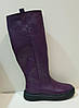 STTOPA демі зима. Висота 42 см. Розміри 40-45. Чоботи великих розмірів шкіряні. 334-4045 Бордові, фото 2