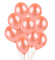 Повітряні кульки "Рожеве золото" набір - 10 шт., Польща, якісний матеріал