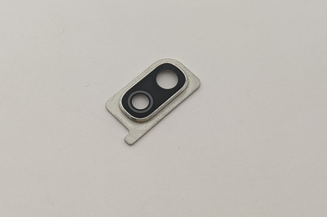 Скло камери samsung a30 2019 a305f в корпусі срібло сервісний оригінал з розборки, фото 1