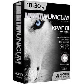 Краплі від бліх та кліщів Unicum Premium для собак 10-30 кг імідаклоприд 10%(Ціна за піпетку)