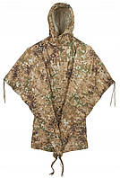 Дождевик пончо тент MIL-TEC RIPSTOP WET WEATHER PONCHO ARID / FLECK CAMO 10630055